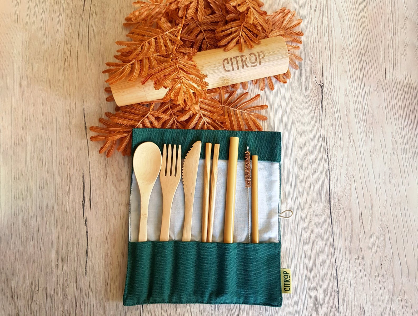 travel cutlery, silverware on the go, travel gifts, reusable cutlery for travel, gifts for flight attendants, gifts for eco-conscious travelers