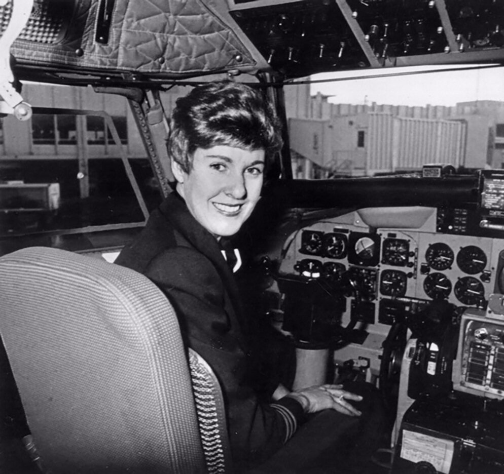 Emily Howell Warner, First female captain, women in aviation, women pilots, women's history month, female pilots, flight, plane, aviation, captain, aircraft, airline pilot